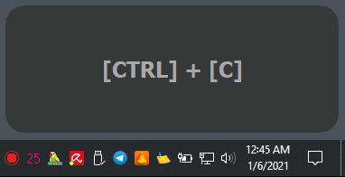VovSoft Keystroke Visualizer 3.3 Multilingual