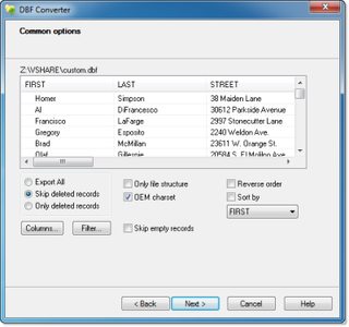 DBF Converter 7.69