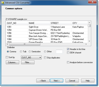 Advanced CSV Converter 7.86